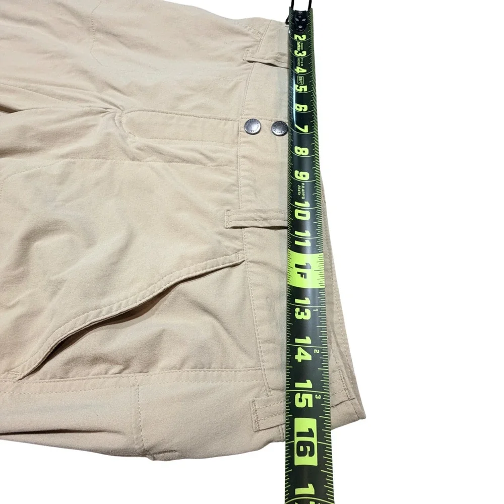 Columbia Trail Hiking Pants Water Resistant Womens 8 Short Tan Stretch Gorpcore